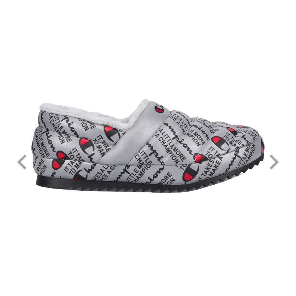 Champion Varsity Reflective Slippers NWT